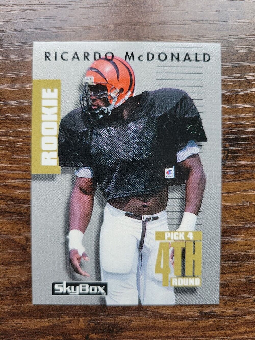 Ricardo McDonald 1992 Skybox Primetime #164 - Rookie - Bengals -NFL - Fresh Pull